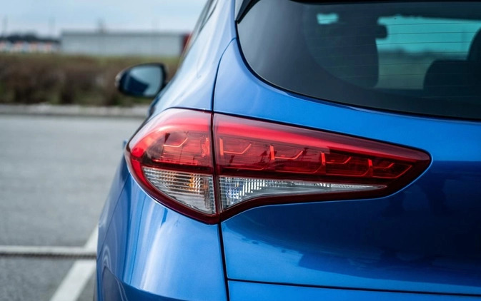 Hyundai Tucson cena 79500 przebieg: 80334, rok produkcji 2018 z Zduny małe 407